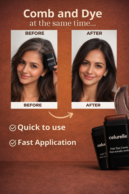 RootRevive™ Instant Dye Comb - Black