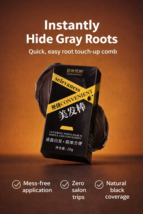 RootRevive™ Instant Dye Comb - Black